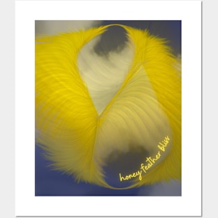 Honey feather bliss Posters and Art